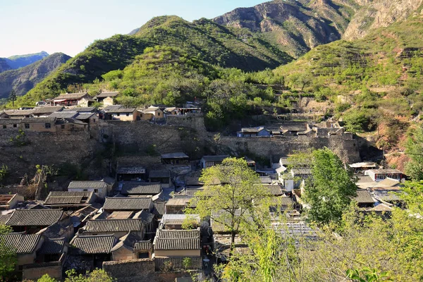 หมู่บ้านโบราณในปักกิ่ง ประเทศจีน — ภาพถ่ายสต็อก