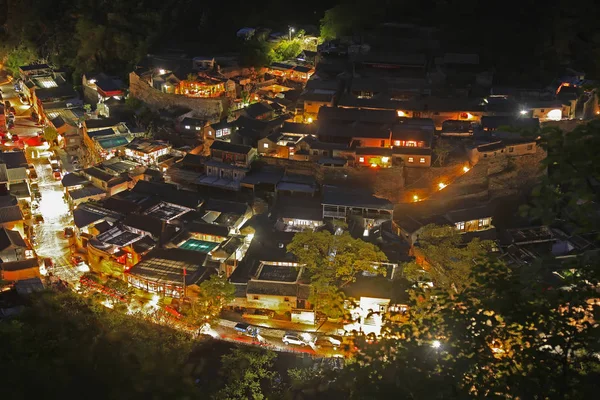 China 's village in the evening — стоковое фото