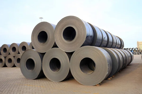 Roll steel — Stock Photo, Image