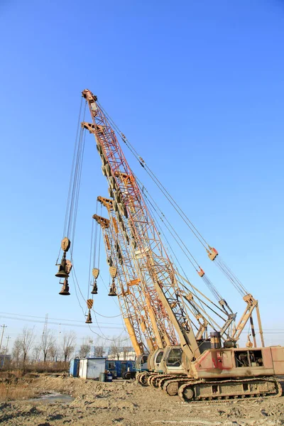 Crawler crane — Stockfoto