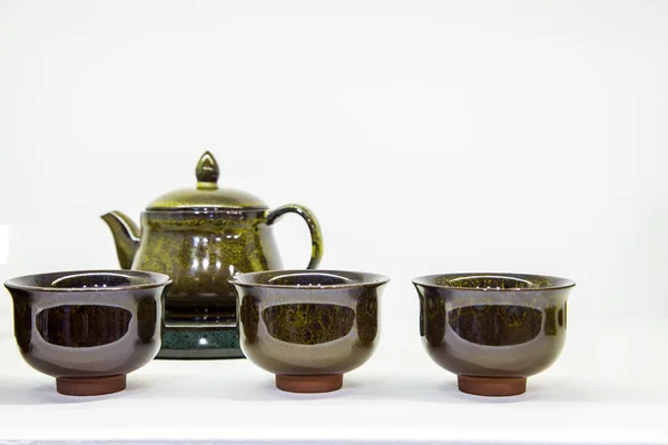 Çin 'in seramik çay takımı — Stok fotoğraf