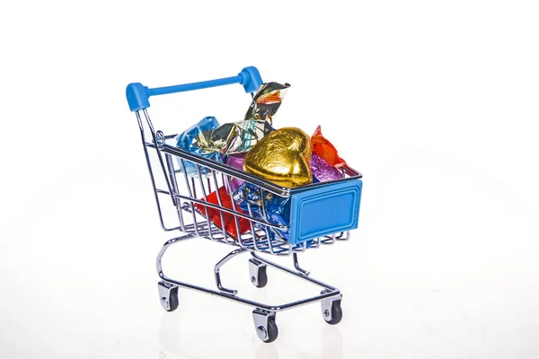Candy in the shopping cart