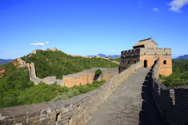 A Grande Muralha na China — Fotografia de Stock