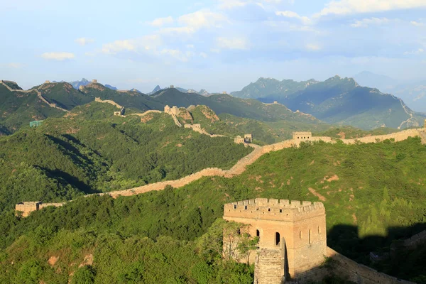 A Grande Muralha na China — Fotografia de Stock