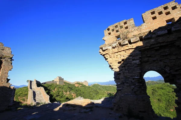 A Grande Muralha na China — Fotografia de Stock