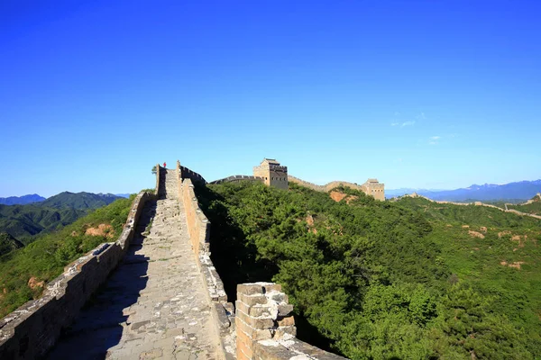 A Grande Muralha na China — Fotografia de Stock