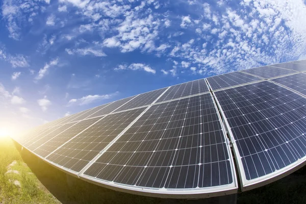 Güneş Fotovoltaik Enerji Üretim Sistemi Güneş Fotovoltaik Sistemi — Stok fotoğraf