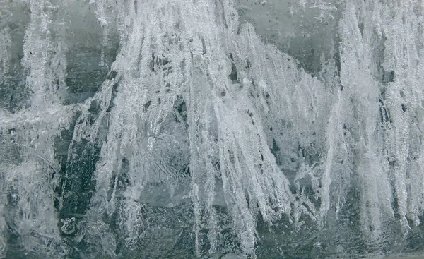 Texture Ice Very Beautiful Close — стоковое фото