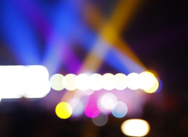 Sahne ışıkları, bokeh