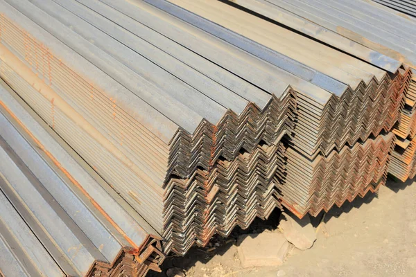 Neat rows of Angle steel