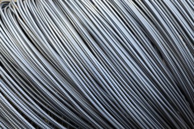 Çelik parmaklıkların yakın çekimi.