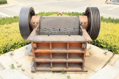 Endüstriyel park, eski çimento üretim ekipmanları