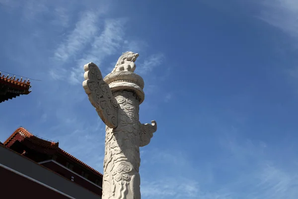 Čína Huabiao Kamenné Pilíře — Stock fotografie