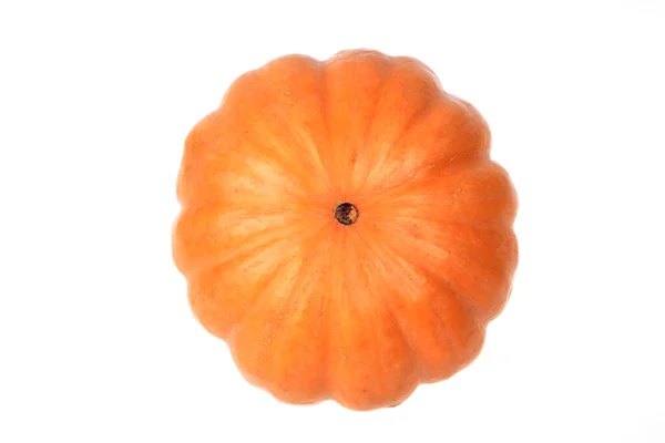 Calabaza Naranja Aislada Sobre Fondo Blanco — Foto de Stock