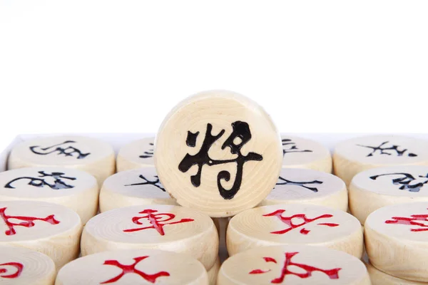 Chinesisches Schach Ist Ein Traditionelles Chinesisches Schachspiel Aus Nächster Nähe — Stockfoto