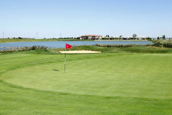 Die Golfplatz Landschaft — Stockfoto