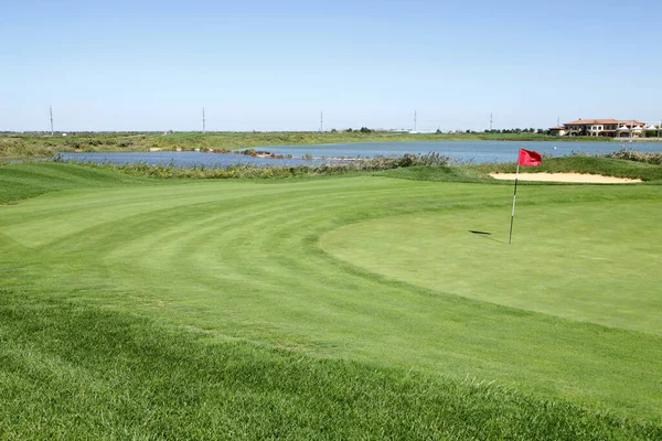 Het Golfbaanlandschap — Stockfoto