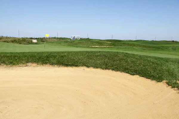Sand Bunker Golf Course — Stock Photo, Image