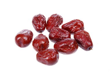 Kırmızı jujubanın yakın çekimi