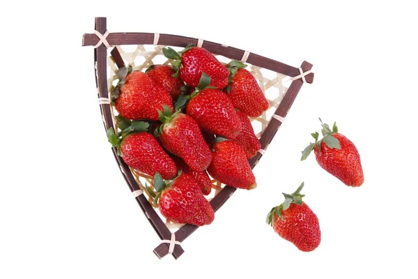 Erdbeere Ist Eine Art Köstliche Frucht Aus Nächster Nähe — Stockfoto