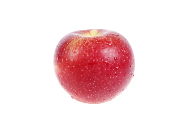 Manzana Roja Primer Plano —  Fotos de Stock