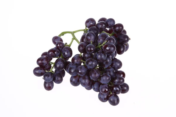 Uvas Fondo Blanco Primer Plano — Foto de Stock