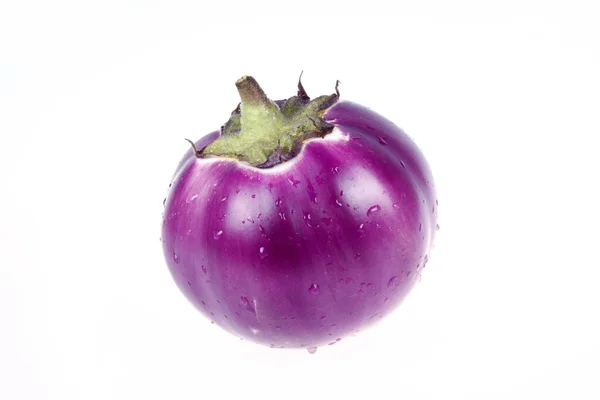 Eggplant Close White Background — Stock Photo, Image