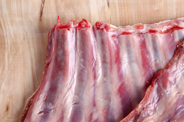 Fresh Lamb Chops Nutrition Rich Close — Stock Photo, Image
