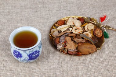 Geleneksel Çin tıbbı (TCM), yakın plan