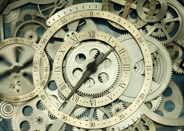 Rotierende Uhr Nahaufnahme — Stockfoto