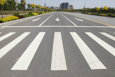 Şehir otoyolu, yakın plan.