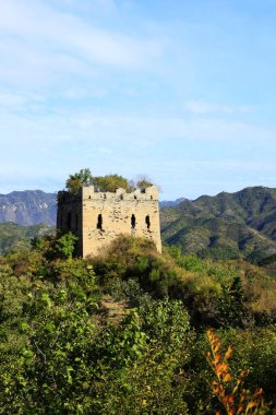 Sonbaharda, Çin Seddi.