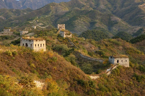 Otoño Gran Muralla China — Foto de Stock