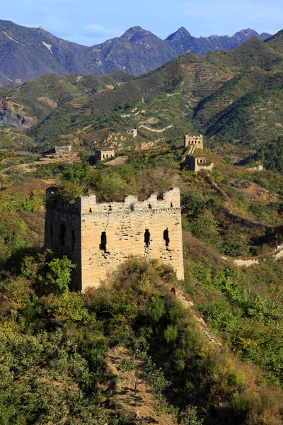 Autumn Great Wall China — Stock Photo, Image