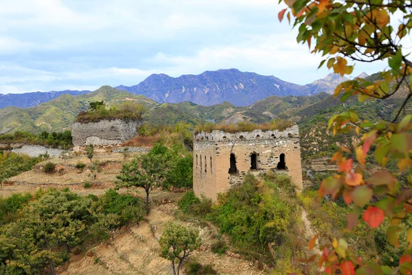 Autumn Great Wall China — Stock Photo, Image