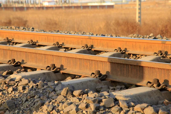 Railway Train Track — Stock Photo, Image