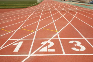 Oyun alanı bir pist.