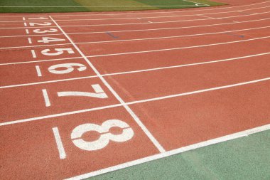 Oyun alanı bir pist.