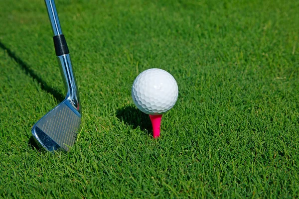 Golf Club Ball Grass — Stock Photo, Image