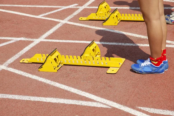 Los Atletas Quedaron Cortos Races —  Fotos de Stock