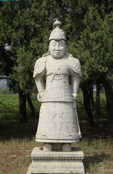 Qing Dongling Statues Carved Very Beautifully — Stock Photo, Image