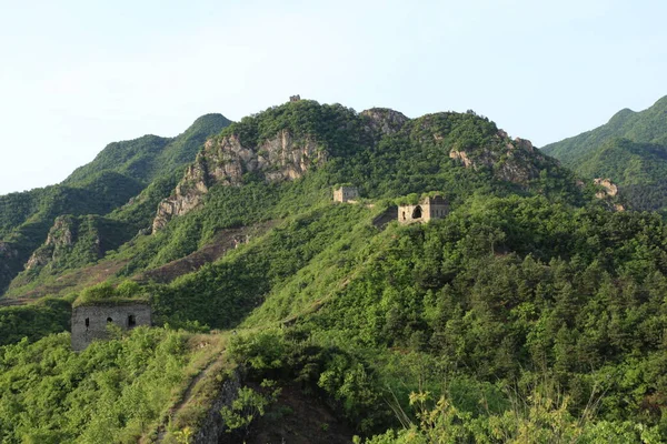 Gran Muralla China Construir Más Largo Del Mundo Mayor Volumen — Foto de Stock