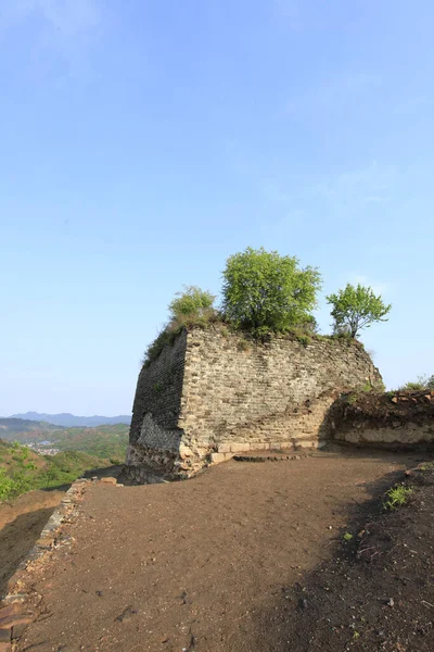 Grote Muur China Langste Ter Wereld Bouwen Het Grootste Volume — Stockfoto