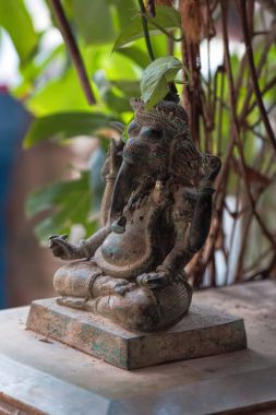 Hindu Tanrı Ganesh heykel Idol, Tanri Ganesh engeller çıkarmak ve başarı tanrısı. Budizm fil Ganesha Tanrı Wealth heykel.