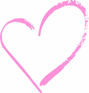 Kırmızı sulu boya kalp. vektör biçimi Eps 10