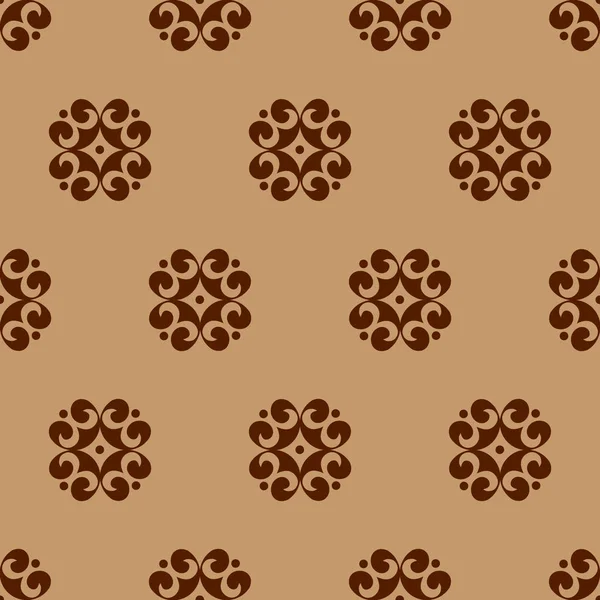 Motifs sans couture. Kazakh, Asiatique, floral, motif floral . — Image vectorielle