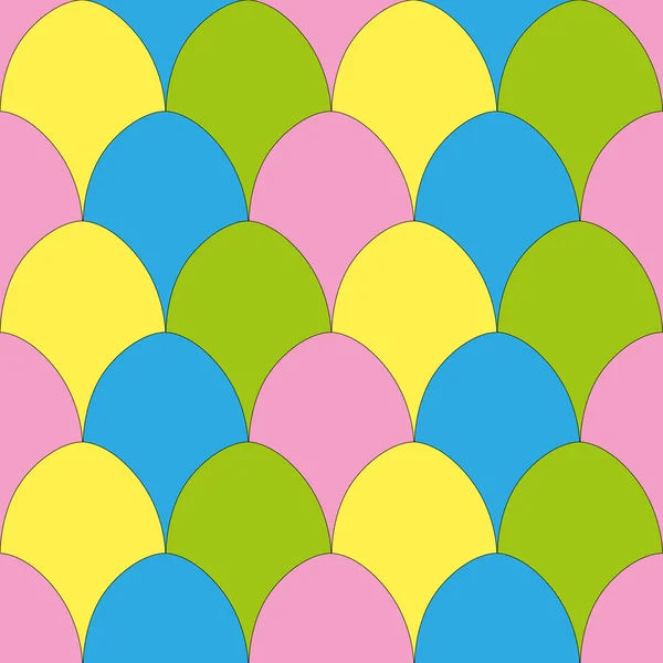 Naadloos patroon met eieren — Stockvector
