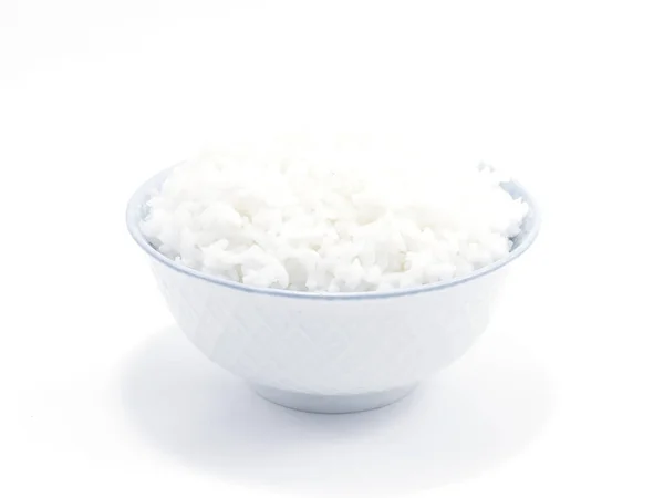 Ryż izolowany na białym tle — Zdjęcie stockowe