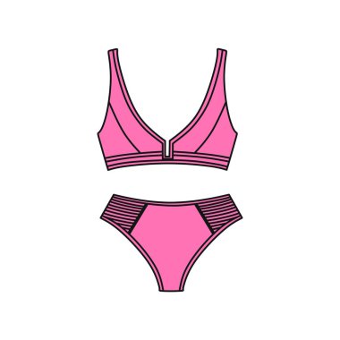  Vektör iç çamaşırı arka plan. İç çamaşırı. Sütyen ve külot. Seksi 
