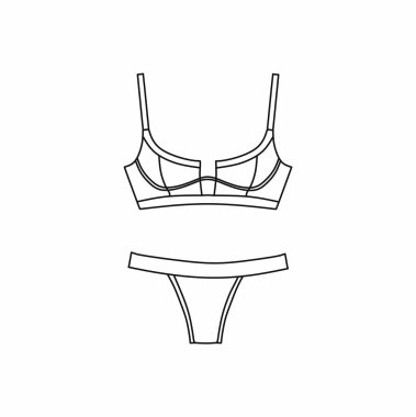  Vektör iç çamaşırı arka plan. İç çamaşırı. Sütyen ve külot. Seksi 